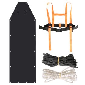 Deer Dragging Sled with Harness Deer Cart Game Hauler Snow Sledding Pad Hunting Gear Supplies with 32.8FT Black Rope 16.1FT White Rope for Hunting
