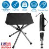 Foldable Retractable Portable Chair Easy Setup Lightweight Backpacking Stool Carry Bag Fishing Camping Hiking BBQ