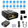 Night Vision Goggles 4K Full-Color Binoculars 10X Zoom with 2624ft Viewing Range 3\'\' Screen 64G MMC Card WIFI APP Control Save Photo and Video