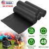 4 Rolls Black Garbage Bags 5.3 Gallons Unscented Disposable Portable Leak Resistant Trash Can Liners for Bathroom Office Kitchen Bedroom Camping