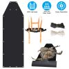Deer Dragging Sled with Harness Deer Cart Game Hauler Snow Sledding Pad Hunting Gear Supplies with 32.8FT Black Rope 16.1FT White Rope for Hunting