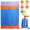 2 People Sleeping Bag for Adult Kids Lightweight Water Resistant Camping Cotton Liner Cold Warm Weather Indoor Outdoor Use 3 Season with Sack