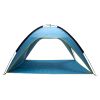 Beach Outdoor Waterproof Tent Canopy for 4-6 Person with 3 Door Openings Carrying Bag UPF50+ Easy Setup for Beach Camping Hiking Adventure