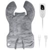 36.6x22in Electric Heating Wrap for Neck Shoulder Fast Heating Pad Mat Heated Neck Wrap for Back Pain Relief with 6 Temperature Settings 4 Timer Modes