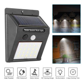 Outdoor Motion Senser Solar Light 20 LEDs IP65 Waterproof 120 Degree Sensing Wide Angle Lighting