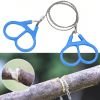 Manual Portable Stainless Steel Wire Chain Saw; Cutting; Emergency Survival Tool For Camping Hiking Trekking Travel