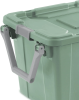 Green 40 Gallon Durable Plastic Storage Tote with Latching Lid and Pull Handle, 2 Pack (Shipment from Walmart)