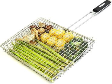Extra Large Basket, Grill Accessories for Outdoor Grilling ,Fish, Shrimp Vegetable, BBQ Rack
