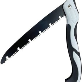 Folding , 9.8 Inch Carbon Steel Blade, Manual Pruning Saw for Camping, Gardening, Survival, 21 Inch Total Length