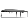 Gray 8 Sides (6 Windows And 2 Doors) 3x9m Oxford Cloth White Spray Frame With 8 Sandbags With Tugboat Bag Folding Shed Dark