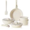 Camping Kitchen 12 POTS and pans set, non-stick cookware set