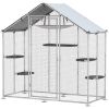 Walk-in Large Catio-Patio Outdoor Cat Enclosure with Waterproof Cover, w/ 5 Adjustable Platforms & Hammock