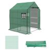 Green 01-0472 Replacement Cover, 55" x 56.25" x 74.75" Walk-in Greenhouse Cover Reinforced Anti-Tear PE Hot House Cover,