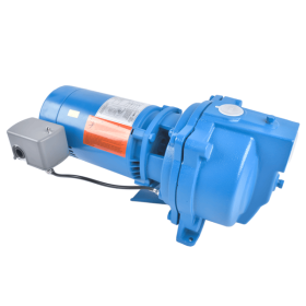 Shallow Water Well Jet Pump, J5S 1/2 HP 115/230 V Cast Iron 3500 RPM Blue