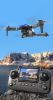 The E99 PRO drone is equipped with a 4.91-inch screen controller, an SD card, 2 batteries, a brushless motor, optical flow positioning