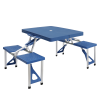 Outdoor, Camping [Same Model Code: 01976802]Siamese Folding Tables and Chairs-Plastic PS Thickening