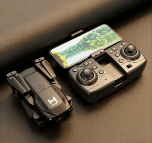Real-time Imaging -Equipped with 4K HD Dual Camera - Dual Battery Foldable 2025 H4, WiFi FPV Drone, With Altitude Hold Function