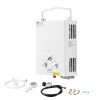 6L Portable Tankless Propane  Hot Water Heater, Camping, Outdoor, Emergency, 41000 BTU 1.58 GPM Instant Hot Water