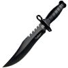 Nylon Sheath Fixed Blade Knife in Non-Slip Handle and Black High Carbon Stainless Steel for Outdoor Camping, Hunting, Survival, Tactical