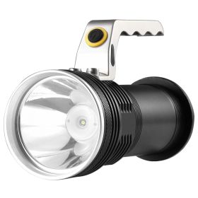 Portable Rechargeable Super Bright Handheld Waterproof LED / USB 3 Modes Flashlight Searchlight, Spotlight Torch, Aluminum Alloy for Camping, Outdoor,