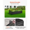 Large Metal Raised Bed, 6.7 x 3 x 1.5 ft Outdoor Galvalume Planter Garden Box, Open Bottom Design, for Growing Vegetables
