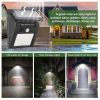 Outdoor Motion Senser Solar Light 20 LEDs IP65 Waterproof 120 Degree Sensing Wide Angle Lighting