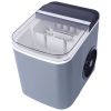 Self-Cleaning Portable/ Countertop Ice Maker Machine with Basket and Scoop, 9 Cubes in 6 Mins, 26 lbs per Day, Ideal for Camping, Home, Kitchen