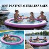 Purple Inflatable water hammock, inflatable floating boat