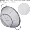 Stainless Steel Mesh Strainer, 3 Pack 18/8 Colander Sieves(5-Quart, 4-Quart and 3-Quart),