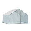 Large Metal 6.5 x 10 ft Walk-in Chicken Poultry Cage Hen Run House Coop with Waterproof Cover