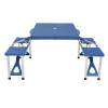 Outdoor, Camping [Same Model Code: 01976802]Siamese Folding Tables and Chairs-Plastic PS Thickening