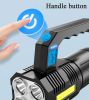 Waterproof Handheld 4-Modes Torch 990000LM LED Flashlight USB Rechargeable
