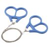 Manual Portable Stainless Steel Wire Chain Saw; Cutting; Emergency Survival Tool For Camping Hiking Trekking Travel