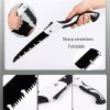 Folding , 9.8 Inch Carbon Steel Blade, Manual Pruning Saw for Camping, Gardening, Survival, 21 Inch Total Length