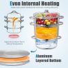 Stainless Steel 11-Quart Stainless Juicer Steamer