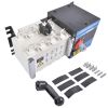 Black & White Industrial Automatic Transfer Switch 4P 100A 110V or 220V Plastic Copper Steel