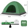 Army Green, 3-4 Person Camping Dome Tent