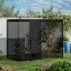 Crop Cage 4x8 Walk-in HDPE Cover Zippered Doors Plant Protector for Herbs Plants