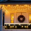 White, Small 1.65 Inch Metal Hooks for Hanging Outdoor & Indoor Decoration String Lights, Wind Chimes, Lanterns,