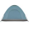 Blue 3-4 Person Camping Dome Tent