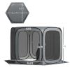 Dark Gray 11 x 11ft Pop Up Screen Tent, UPF50+ Portable Camping Gazebo Screen House with Carry Bag,