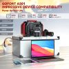 GOFORT Portable Solar Power Station 540Wh/500W(Peak 1000W) 6 x AC 110V Outlets PD 60W, CPAP Battery, Camping, Power Outage Supplies Emergency
