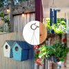 50 Pack Screw-in Hooks for Outdoor String Lights, Q Hanger Hooks for Outside, Swivel Hanging Basket Patio Hook with Safe Buckle