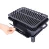 Portable Small Tabletop Durable 100% Cast Iron Skillet/ Charcoal Grill for Camping - Outdoor,