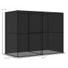 Crop Cage 4x8 Walk-in HDPE Cover Zippered Doors Plant Protector for Herbs Plants