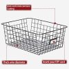 Outdoor Kitchen Organizer, 6 Pack Wire Baskets for Pantry Organization and Storage,