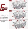 Outdoor Kitchen Organizer, 6 Pack Wire Baskets for Pantry Organization and Storage,