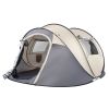 4 Person, Easy Setup Pop Up Tent For Camping, Hiking, Fishing, Beach, Outdoor, Etc.