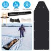 Deer Dragging Sled with Harness Deer Cart Game Hauler Snow Sledding Pad Hunting Gear Supplies with 32.8FT Black Rope 16.1FT White Rope for Hunting