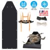 Deer Dragging Sled with Harness Deer Cart Game Hauler Snow Sledding Pad Hunting Gear Supplies with 32.8FT Black Rope 16.1FT White Rope for Hunting